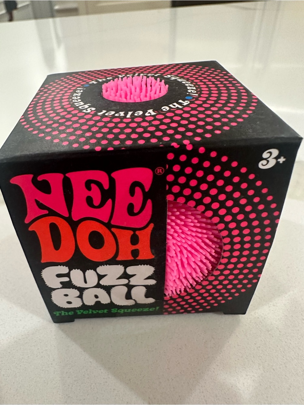 NeeDoh Fuzz Ball - Pink Authentic 🔥 Fast shipping